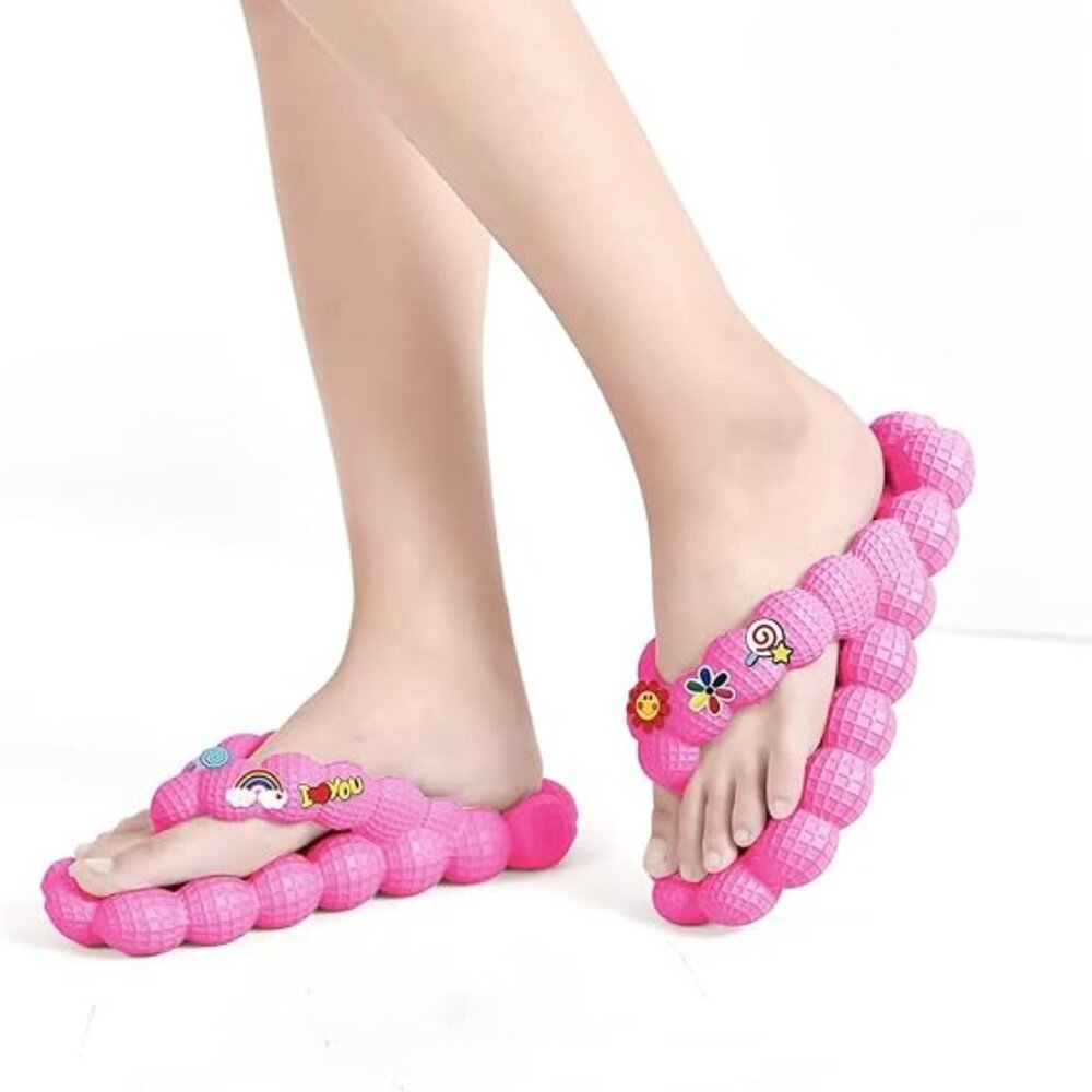 Bubble women's slides flip flops